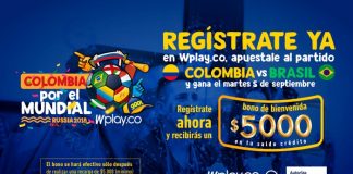 Colombia VS Brasil. Regístrate ahora en WPlay.co y recibe un bono de 5.000