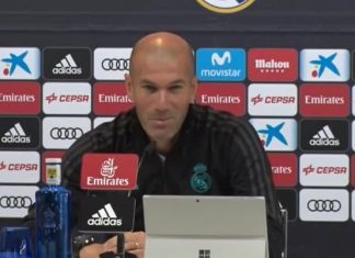 Zinedine Zidane quiere que la afición esté contenta con el juego y por eso apuesta a exponer el cien por cien de su potencial ante el Betis.