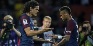 Cavani y neymar