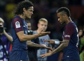 Cavani y neymar