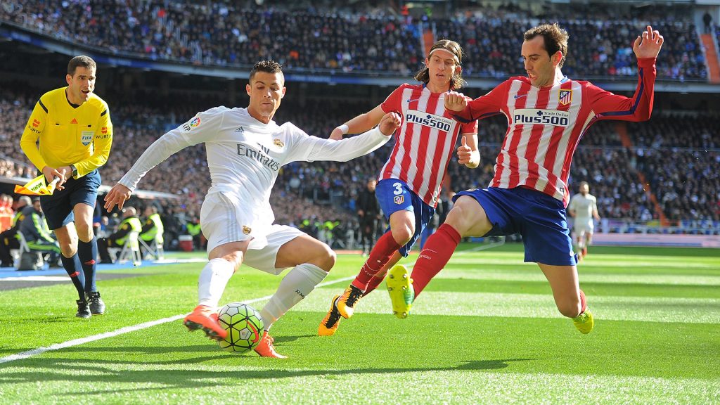 Atletico de Madrid VS Real Madrid derbi madrileño apuesta