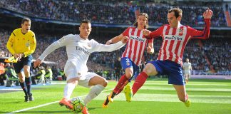 Atletico de Madrid VS Real Madrid derbi madrileño apuesta