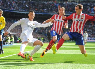 Atletico de Madrid VS Real Madrid derbi madrileño apuesta