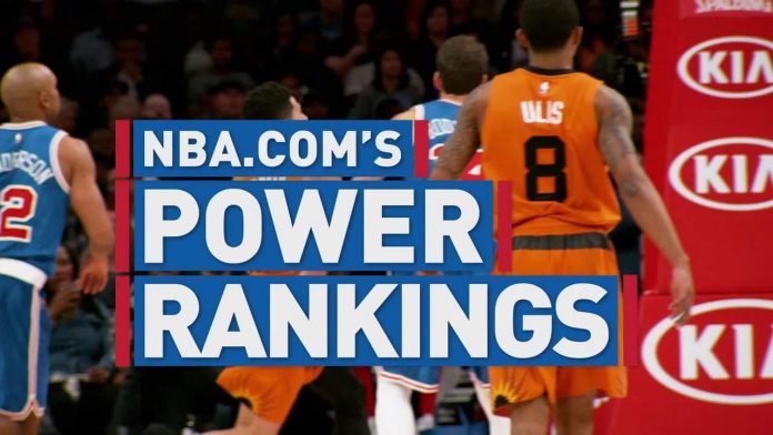 Power Rankings NBA. Programa tus apuestas