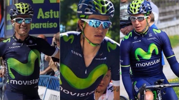 colombianos, movistar, ciclistas, apuesta, vuelta a san juan