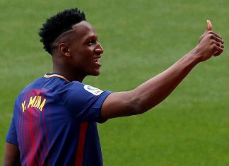 Ernesto Valverde le apuesta nuevamente a Yerry Mina. Yerry Mina, apuesta
