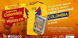 Selección Colombia, apuestas, Wplay