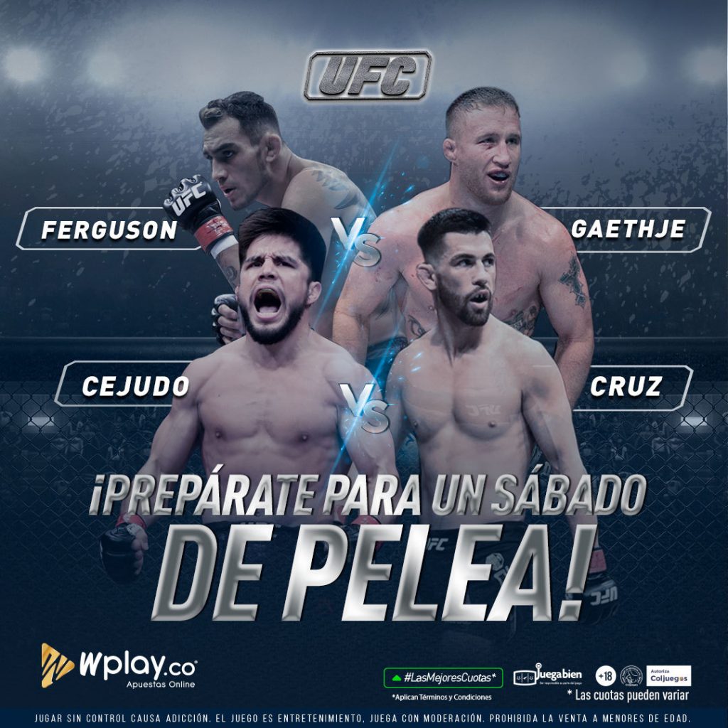 Apuestas UFC Wplay.co