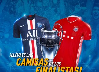 Llévate las camisas de los finalistas de Champions con Wplay.co Wplay.co Champions League PSG BAYERN