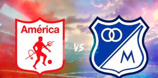 América vs Millonarios Wplay.co