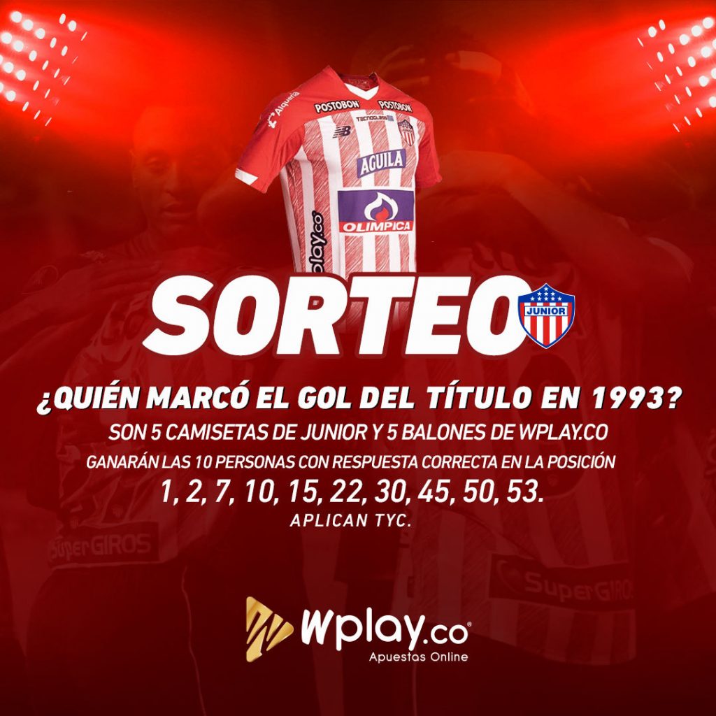 Términos y Condiciones Sorteo Junior