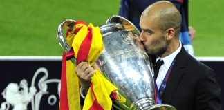 Pep guardiola y sus Chmapions League