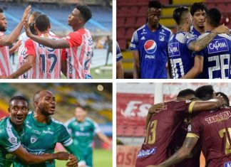 Partidos de vuelta en las semifinales Liga colombiana en Wplay.co Semifinales de la liga colombiana