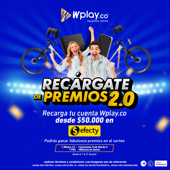 Ganadores Recárgate de premios Efecty Wplay.co