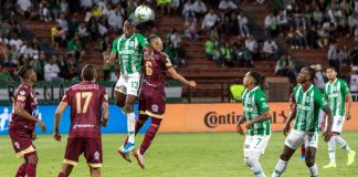 Atlético Nacional vs Tolima por la segunda fecha de Liga colombiana