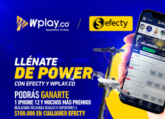 Ganadores Promocional Llénate de Power con efecty Wplay.co