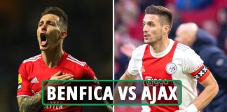 Benfica vs Ajax: Champions League