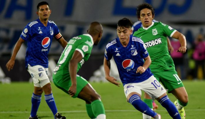 Nacional vs Millonarios, clásico en Cuadrangulares