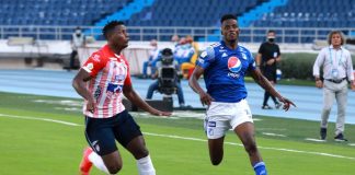 Junior vs Millonarios en un partidazo por Cuadrangulares