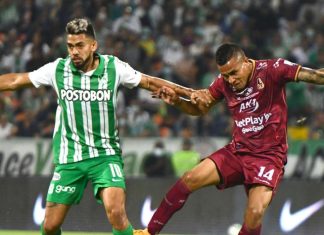 Final ida ¡Nacional vs Tolima por la lucha de la liga colombiana Nacional vs Tolima en un partidazo por la final de Liga colombiana