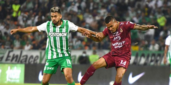 Nacional vs Tolima en un partidazo por la final de Liga colombiana