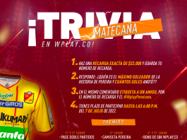 Recarga y gana con la Trivia Matecaña Pereira