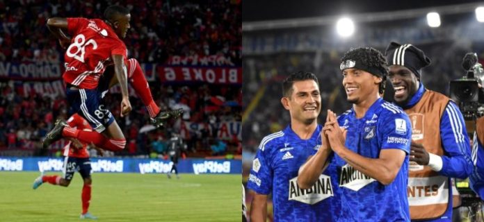 Duelos de Rojos y Verdes en Wplay.co: Medellín vs Millonarios