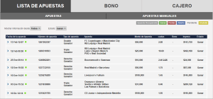 Historial de apuestas 4