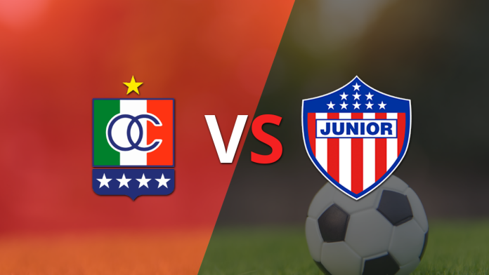 Once Caldas vs Junior en la tercera fecha de Cuadrangulares