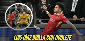 Luis Díaz marca doblete en la victoria de Liverpool