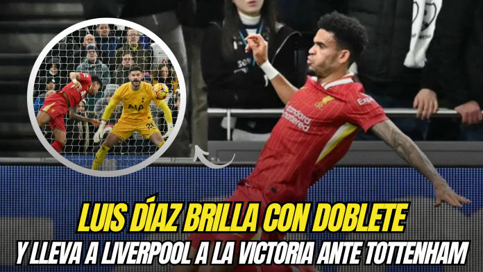 Luis Díaz marca doblete en la victoria de Liverpool