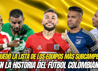 Conoce la lista de Subcampeones de Colombia