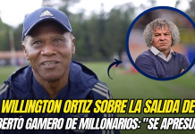 Willington Ortiz habla de la salida de Gamero