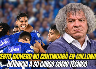 Alberto Gamero renuncia como técnico de Millonarios