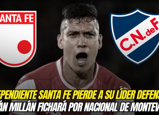 Julián Millán dejará Independiente Santa Fe