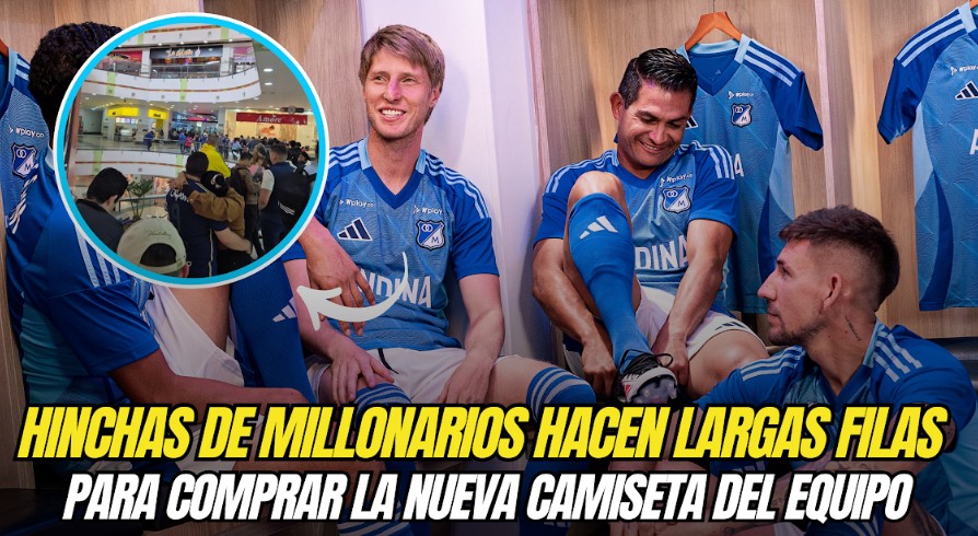 Esta es la nueva camiseta de Millonarios para el 2025