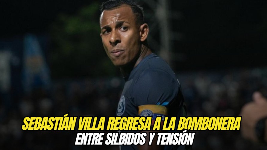 Sebastián Villa volvió a la Bombonera