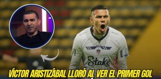 Víctor Aristizábal marca su primer gol como profesional