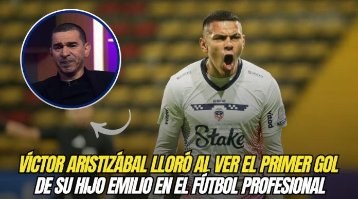 Víctor Aristizábal marca su primer gol como profesional