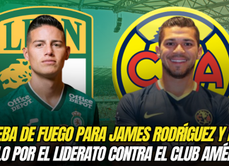 Prueba de fuego para James Rodríguez y León: duelo por el liderato contra el Club América James Rodriguez