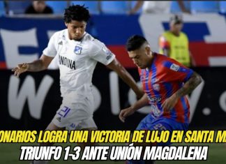 Millonarios logra una victoria 1-3 ante Unión Magdalena Millonarios consigue la victoria en Sierra Nevada