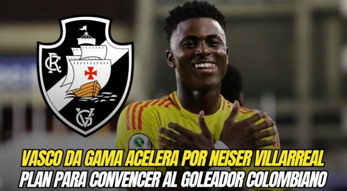 Vasco Da Gama acelera por Neiser Villarreal: Plan para convencer al goleador colombiano