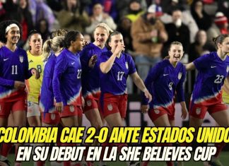 Colombia cae 2-0 ante Estados Unidos en su debut en la She Believes Cup Colombia cae 2-0 frente a USA