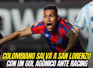 Colombiano salva a San Lorenzo con un gol agónico ante Racing San Lorenzo