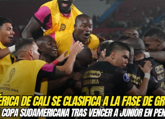 América de Cali se clasifica a la fase de grupos de la Copa Sudamericana tras vencer a Junior en penaltis América de Cali