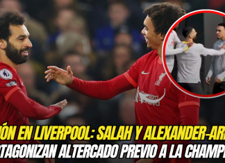 Tensión en Liverpool: Salah y Alexander-Arnold protagonizan altercado previo a la Champions Liverpool