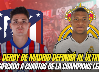 El Derby de Madrid definirá al último clasificado a cuartos de la Champions League Champions League