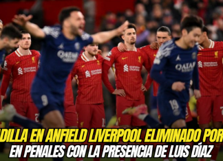 Pesadilla en Anfield: Liverpool eliminado por PSG en penales con la presencia de Luis Díaz Liverpool