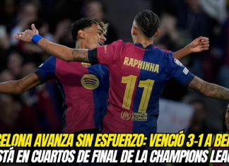 Barcelona avanza sin esfuerzo: venció 3-1 a Benfica y está en cuartos de final de la Champions League Barcelona