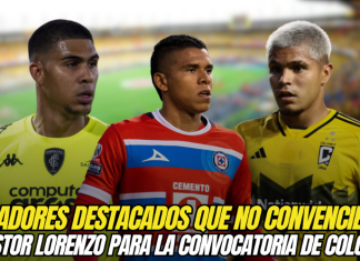 Jugadores destacados que no convencieron a Néstor Lorenzo para la convocatoria de Colombia Néstor Lorenzo